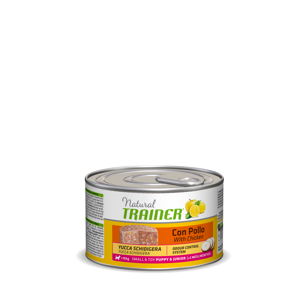 Natural Trainer Mini Adult Pollo Alimento umido per cani Scatolette 150 g