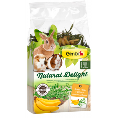 Gimbi Natural Delight Avena Verde e Banana 100g