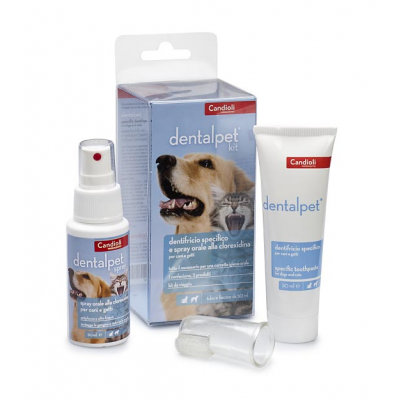 Candioli Dental Pet Kit Dentifricio 50ml + Spazzolino