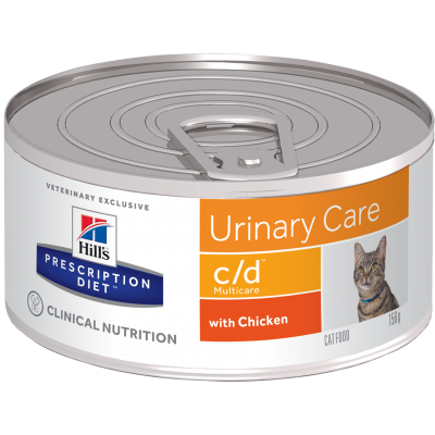 Hill's Prescription Diet Feline C/d with Chicken lattina 156g