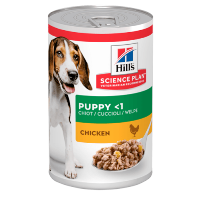 Hill's Science Plan Puppy Alimento per Cuccioli con Pollo Lattina 370gr