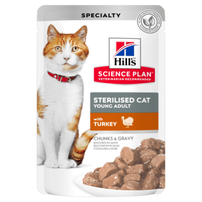 Hill's Science Plan Adult Sterilised Cat Alimento per Gatti in Bustina 85g