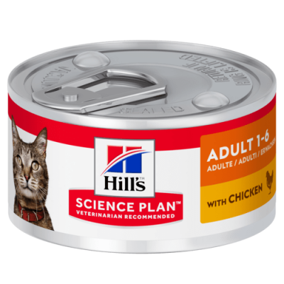 Hill's Science Plan Adult Alimento per Gatti in Lattina 82g
