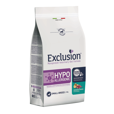 Exclusion Diet Small Hypoallergenic venison and potato 2kg