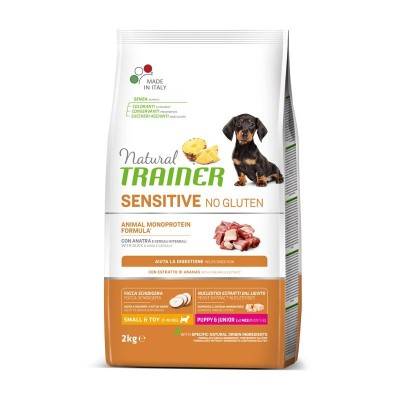 Trainer Natural Small&Toy Puppy&Junior Sensitive Anatra 2kg