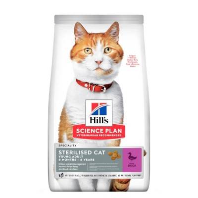 Hill's Science Plan Young Adult Sterilised Cat Alimento per Gatti con Anatra