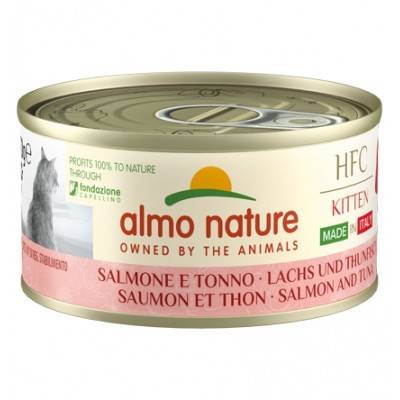 Almo Nature HFC Complete Made in Italy Kitten Tonno e Salmone 70g