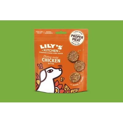 Lily's Kitchen Snack  Chomp-away Chicken Bites con Pollo 70g