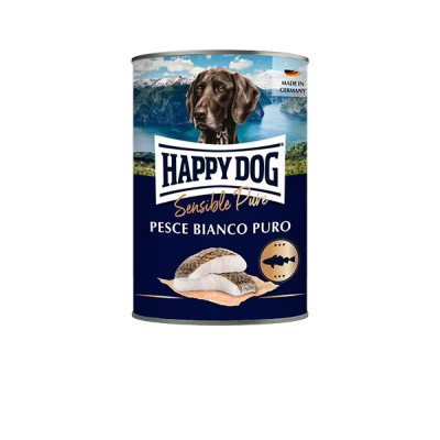 Happy Dog Lattina Pesce Bianco Puro