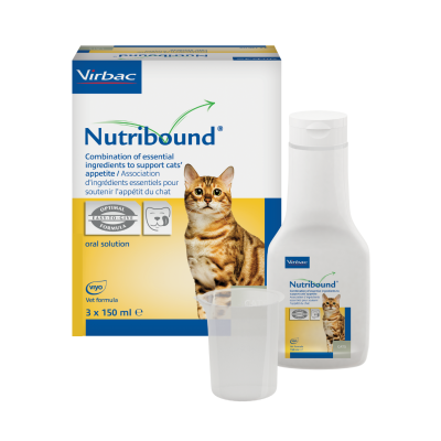 Virbac Nutribond Supplemento Nutrizionale Immunomodulante e Antinfiammatorio Gatto 3x150ml