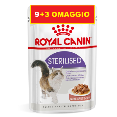 Royal Canin Sterilised 9+3 buste omaggio 85g