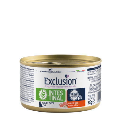 Exclusion Intestinal Cat Pork and Rice 85g