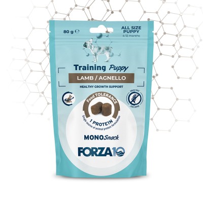 Forza 10 Snack Monoproteico Training Puppy Agnello 80g