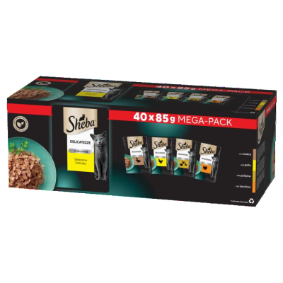 Sheba Selezione Delicata in Gelatina multipack 40 x 85g