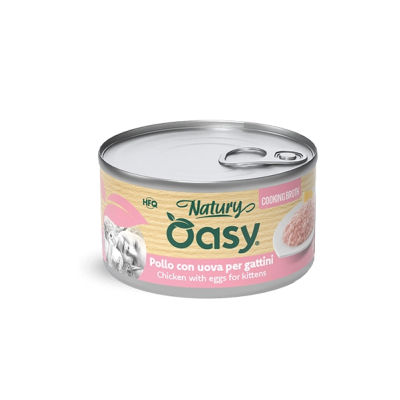 Oasy Cat Natury Cooking Broth per Gattini Lattina 85g