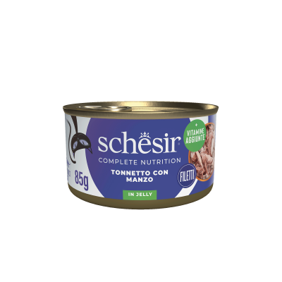 Schesir Cat Filetti in Gelatina Completo 85g