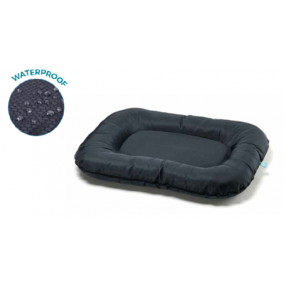 Leopet Cuscino Plutone impermeabile e sfoderabile Grigio Scuro 120x80cm