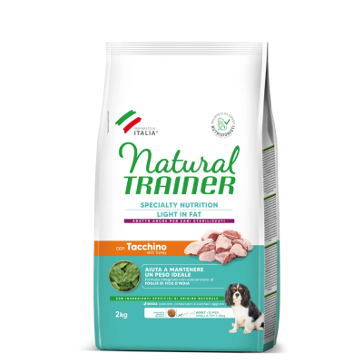 Trainer Natural Adult Small&Toy light in fat Tacchino crocchetta