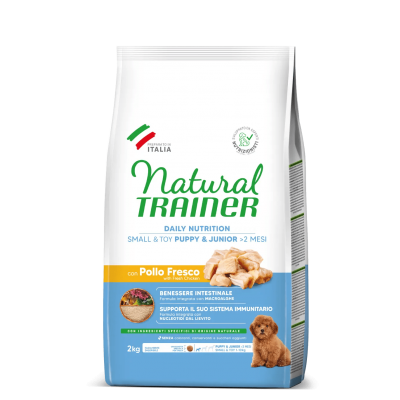 Trainer Natural Small&Toy Puppy&Junior Pollo crocchetta