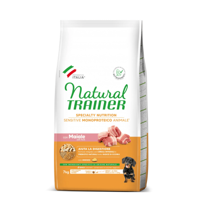 Trainer Natural Small&Toy Sensitive Maiale e cereali integrali