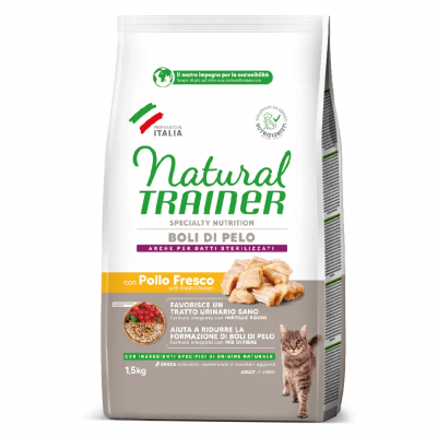 Trainer Natural Boli di Pelo con Pollo