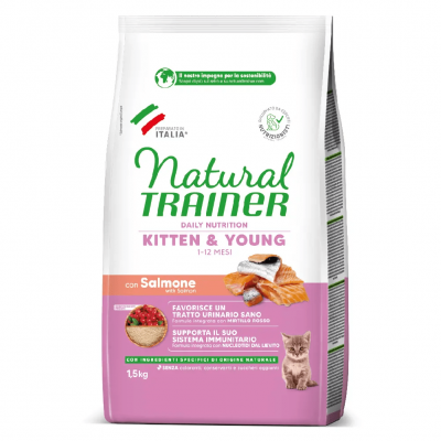 Trainer Natural Kitten Salmone crocchetta