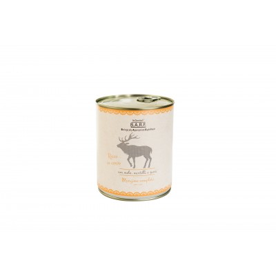 B.A.R.F. Dr.Clauder’s Menu Completo per Cani Trito di Selvaggina con Frutta e Verdura 800g