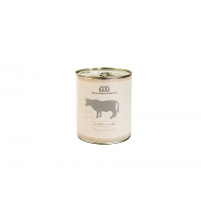 B.A.R.F. Dr.Clauder’s Menu Completo per Cani Trito di Manzo con Frutta e Verdura 800g