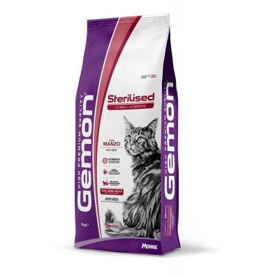 Monge Gemon Gatto Sterilised Manzo 2kg