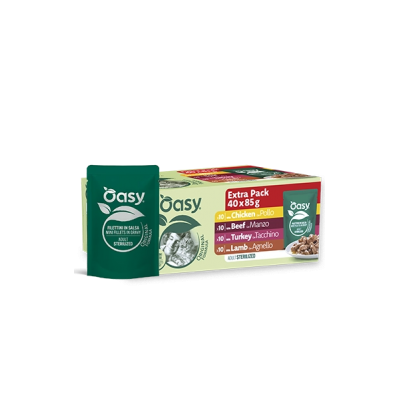 Oasy Original Sterilized Filettini in Salsa Multipack 40 Buste da 85g