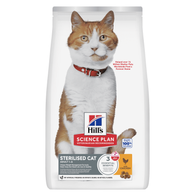 Hill's Science Plan Adult Sterilised Cat Alimento per Gatti al Pollo
