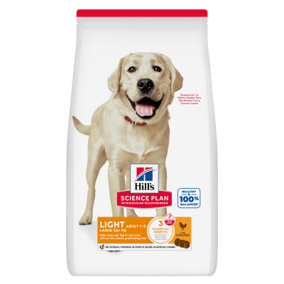 Hill's Science Plan Light Large Breed Adult Alimento per Cani con Pollo 14kg