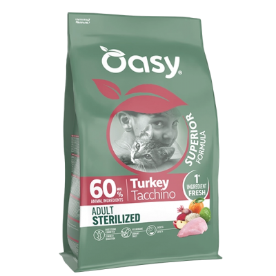 Oasy Cat Superior Sterilized Tacchino