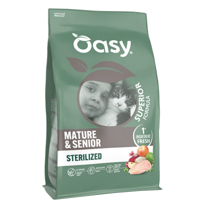 Oasy Cat Superior Mature & Senior Sterilized Pollo