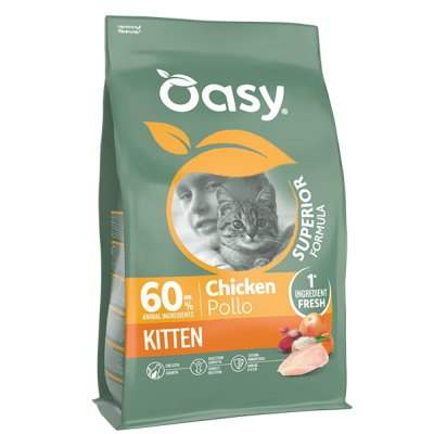Oasy Cat Superior Kitten Pollo