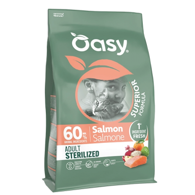 Oasy Cat Superior Sterilized Salmone