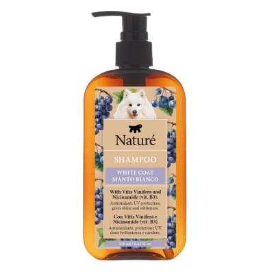 Ferplast Naturè Shampoo per Cani con Manto Bianco 250ml