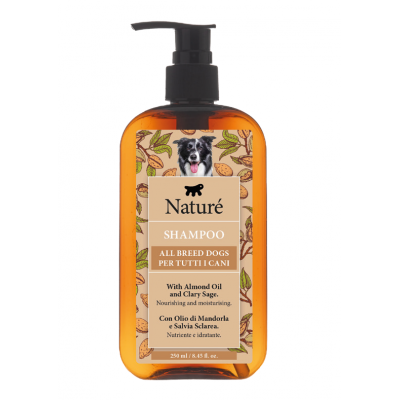 Ferplast Naturè Shampoo per Tutti i Manti con Olio di Mandorla 250ml