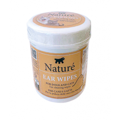 Ferplast Naturè Salviettine per la Pluzia delle Orecchie di Cani e Gatti 50 pezzi