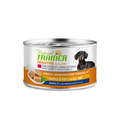 Trainer Natural Sensitive Plus Small&Toy Adult Coniglio e riso lattina 150g