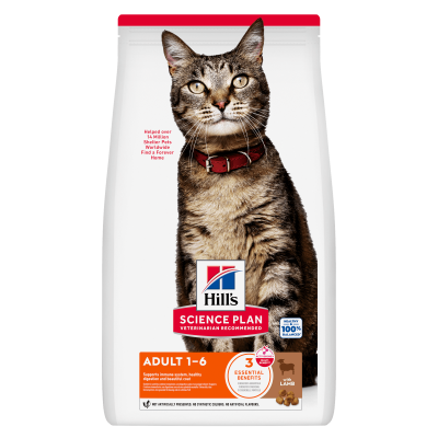 Hill's Science Plan Adult Alimento per Gatti con Agnello