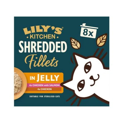 Lily's Kitchen Shredded Fillets Adult Multipack Jelly 8x70g
