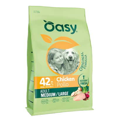 Oasy Dog Original Medium&Large Adult Pollo