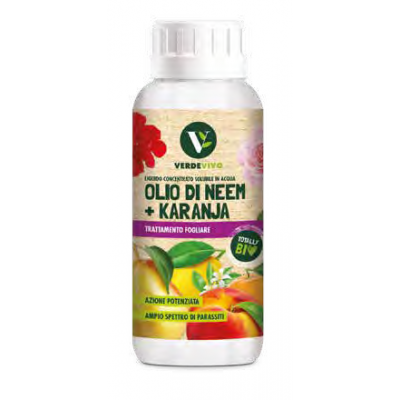 Adama VerdeVivo Olio di Neem + Karanja Concentrato 500ml