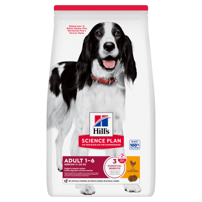 Hill's Science Plan Medium Adult Alimento per Cani con Pollo