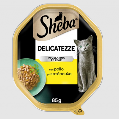 Sheba Delicatezze in Gelatina Trancetti con Pollo 85g