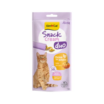 GimCat Snack Cream Duo 6x15g