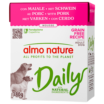 Almo Nature Dog Daily Mousse Tetracart 380g