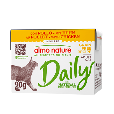 Almo Nature Cat Tetracart Daily Mousse Pollo