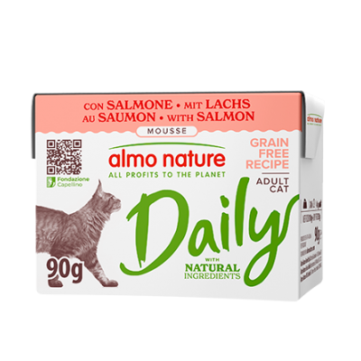 Almo Nature Cat Tetracart Daily Mousse Salmone
